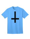 Inverted Cross Adult T-Shirt: A Bold Statement Piece for Contemporary Fashion-Mens T-shirts-TooLoud-Aquatic-Blue-Small-Davson Sales