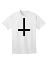 Inverted Cross Adult T-Shirt: A Bold Statement Piece for Contemporary Fashion-Mens T-shirts-TooLoud-White-Small-Davson Sales