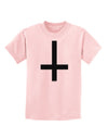 Inverted Cross Childrens T-Shirt-Childrens T-Shirt-TooLoud-PalePink-X-Small-Davson Sales