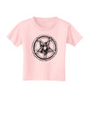 Inverted Pentagram Death Metal Star Toddler T-Shirt-Toddler T-Shirt-TooLoud-Light-Pink-2T-Davson Sales