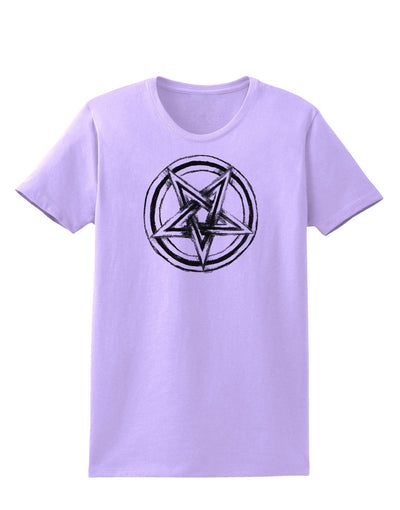 Inverted Pentagram Death Metal Star Womens T-Shirt-Womens T-Shirt-TooLoud-Lavender-X-Small-Davson Sales