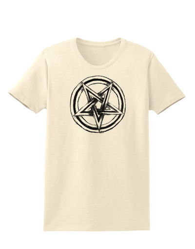 Inverted Pentagram Death Metal Star Womens T-Shirt-Womens T-Shirt-TooLoud-Natural-X-Small-Davson Sales