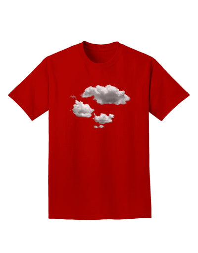 Inverted Puffy Clouds Adult Dark T-Shirt-Mens T-Shirt-TooLoud-Red-Small-Davson Sales