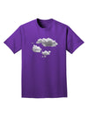 Inverted Puffy Clouds Adult Dark T-Shirt-Mens T-Shirt-TooLoud-Purple-Small-Davson Sales