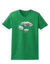 Inverted Puffy Clouds Womens Dark T-Shirt-TooLoud-Kelly-Green-X-Small-Davson Sales