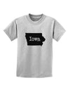 Iowa - United States Shape Childrens T-Shirt by TooLoud-Childrens T-Shirt-TooLoud-AshGray-X-Small-Davson Sales