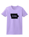 Iowa - United States Shape Womens T-Shirt by TooLoud-Womens T-Shirt-TooLoud-Lavender-X-Small-Davson Sales