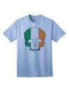 Ireland Skull Flag Adult T-Shirt - A Unique and Stylish Addition to Your Wardrobe-Mens T-shirts-TooLoud-Light-Blue-Small-Davson Sales