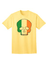 Ireland Skull Flag Adult T-Shirt - A Unique and Stylish Addition to Your Wardrobe-Mens T-shirts-TooLoud-Yellow-Small-Davson Sales