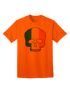 Ireland Skull Flag Adult T-Shirt - A Unique and Stylish Addition to Your Wardrobe-Mens T-shirts-TooLoud-Orange-Small-Davson Sales