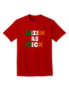 Irish As Feck Funny Adult Dark T-Shirt by TooLoud-Mens T-Shirt-TooLoud-Red-Small-Davson Sales