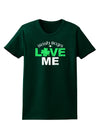 Irish Boys Love Me Womens Dark T-Shirt-TooLoud-Forest-Green-Small-Davson Sales