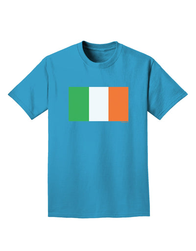 Irish Flag - Flag of Ireland Adult Dark T-Shirt-Mens T-Shirt-TooLoud-Turquoise-Small-Davson Sales