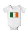 Irish Flag - Flag of Ireland Baby Romper Bodysuit-Baby Romper-TooLoud-White-06-Months-Davson Sales