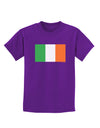 Irish Flag - Flag of Ireland Childrens Dark T-Shirt-Childrens T-Shirt-TooLoud-Purple-X-Small-Davson Sales