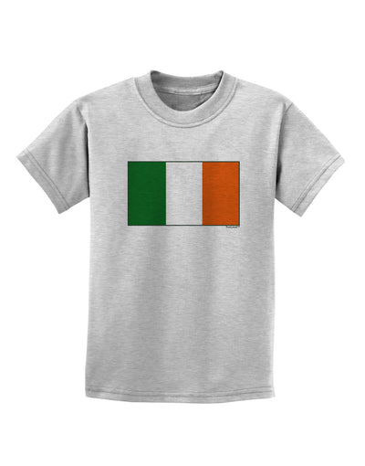 Irish Flag - Flag of Ireland Childrens T-Shirt-Childrens T-Shirt-TooLoud-AshGray-X-Small-Davson Sales