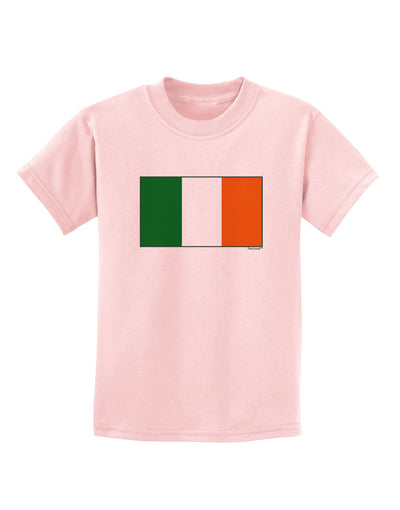 Irish Flag - Flag of Ireland Childrens T-Shirt-Childrens T-Shirt-TooLoud-PalePink-X-Small-Davson Sales