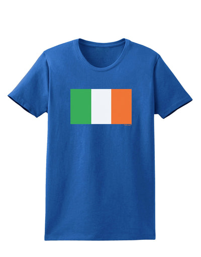 Irish Flag - Flag of Ireland Womens Dark T-Shirt-TooLoud-Royal-Blue-X-Small-Davson Sales