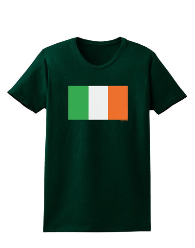 Irish Flag - Flag of Ireland Womens Dark T-Shirt-TooLoud-Forest-Green-Small-Davson Sales