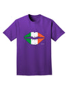 Irish Flag Kiss Adult Dark T-Shirt by TooLoud-Mens T-Shirt-TooLoud-Purple-Small-Davson Sales