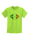 Irish Flag Kiss Childrens T-Shirt by TooLoud-Childrens T-Shirt-TooLoud-Lime-Green-X-Small-Davson Sales