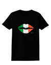 Irish Flag Kiss Womens Dark T-Shirt by TooLoud-Womens T-Shirt-TooLoud-Black-X-Small-Davson Sales