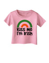 Irish Flag Rainbow - Kiss Me I'm Irish Infant T-Shirt by TooLoud-Infant T-Shirt-TooLoud-Candy-Pink-06-Months-Davson Sales