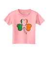 Irish Flag - Shamrock Distressed Toddler T-Shirt by TooLoud-Toddler T-Shirt-TooLoud-Candy-Pink-2T-Davson Sales