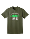 Irish Girls Love Me Adult Dark T-Shirt-Mens T-Shirt-TooLoud-Military-Green-Small-Davson Sales