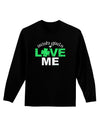 Irish Girls Love Me Adult Long Sleeve Dark T-Shirt-TooLoud-Black-Small-Davson Sales