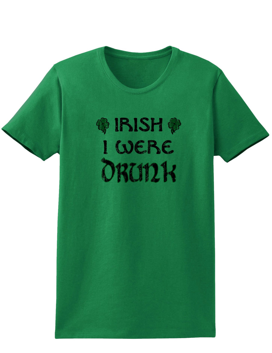 Irish I Were Drunk Adult Womens St. Patrick's Day T-Shirt-TooLoud-Ash Gray-Small-Davson Sales