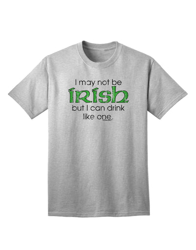 Irish-Inspired Distressed Text Adult T-Shirt: A Captivating Addition to Your Wardrobe by TooLoud-Mens T-shirts-TooLoud-AshGray-Small-Davson Sales