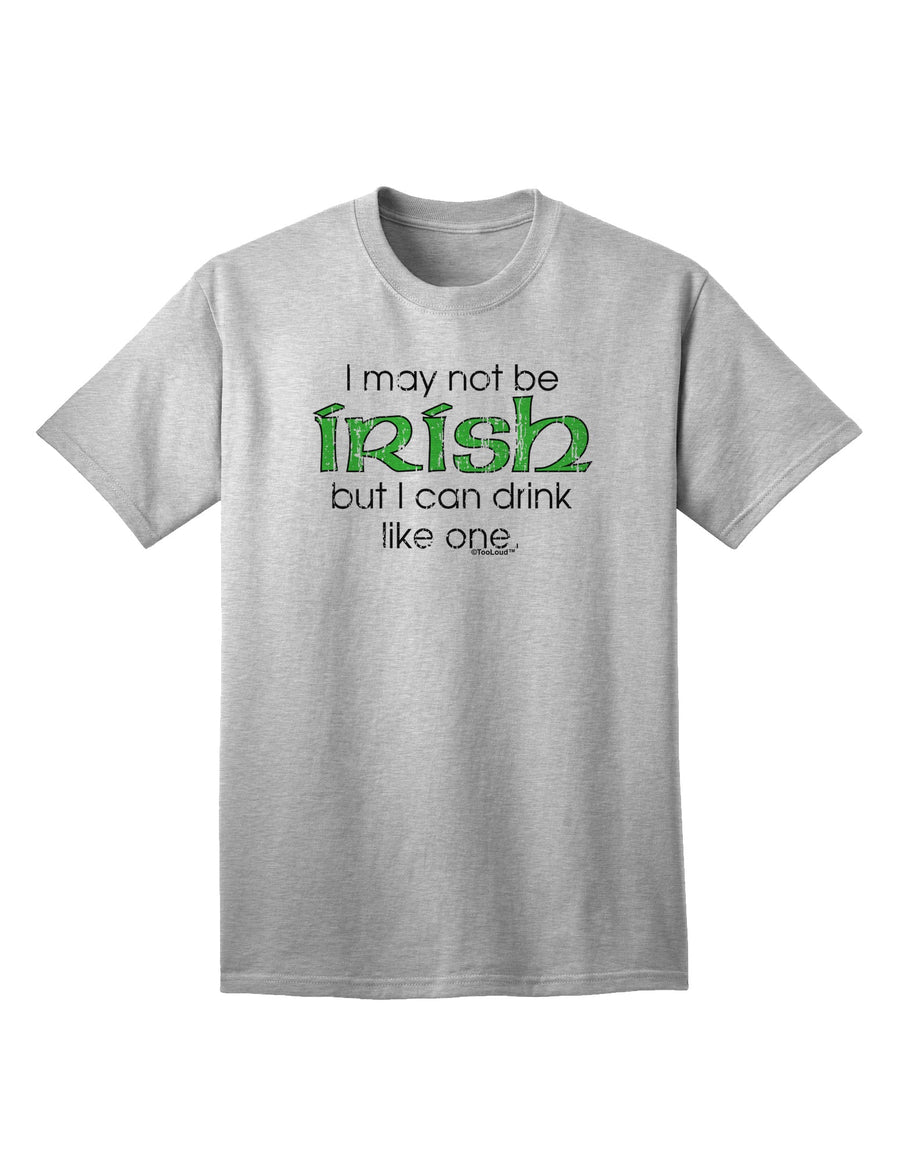 Irish-Inspired Distressed Text Adult T-Shirt: A Captivating Addition to Your Wardrobe by TooLoud-Mens T-shirts-TooLoud-White-Small-Davson Sales