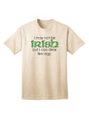 Irish-Inspired Distressed Text Adult T-Shirt: A Captivating Addition to Your Wardrobe by TooLoud-Mens T-shirts-TooLoud-Natural-Small-Davson Sales