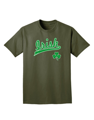 Irish Jersey Adult Dark T-Shirt-Mens T-Shirt-TooLoud-Military-Green-Small-Davson Sales