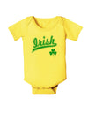 Irish Jersey Baby Romper Bodysuit-Baby Romper-TooLoud-Yellow-06-Months-Davson Sales