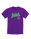 Irish Jersey Childrens Dark T-Shirt-Childrens T-Shirt-TooLoud-Purple-X-Small-Davson Sales