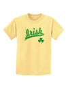 Irish Jersey Childrens T-Shirt-Childrens T-Shirt-TooLoud-Daffodil-Yellow-X-Small-Davson Sales