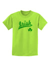 Irish Jersey Childrens T-Shirt-Childrens T-Shirt-TooLoud-Lime-Green-X-Small-Davson Sales