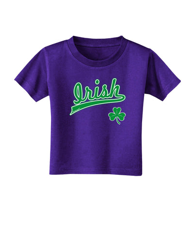 Irish Jersey Toddler T-Shirt Dark-Toddler T-Shirt-TooLoud-Purple-2T-Davson Sales