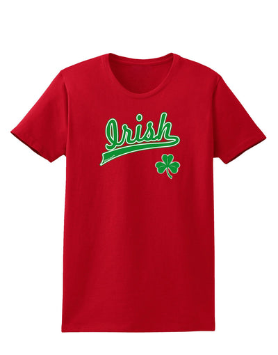 Irish Jersey Womens Dark T-Shirt-TooLoud-Red-X-Small-Davson Sales