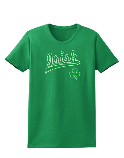 Irish Jersey Womens Dark T-Shirt-TooLoud-Kelly-Green-X-Small-Davson Sales