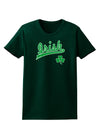 Irish Jersey Womens Dark T-Shirt-TooLoud-Forest-Green-Small-Davson Sales