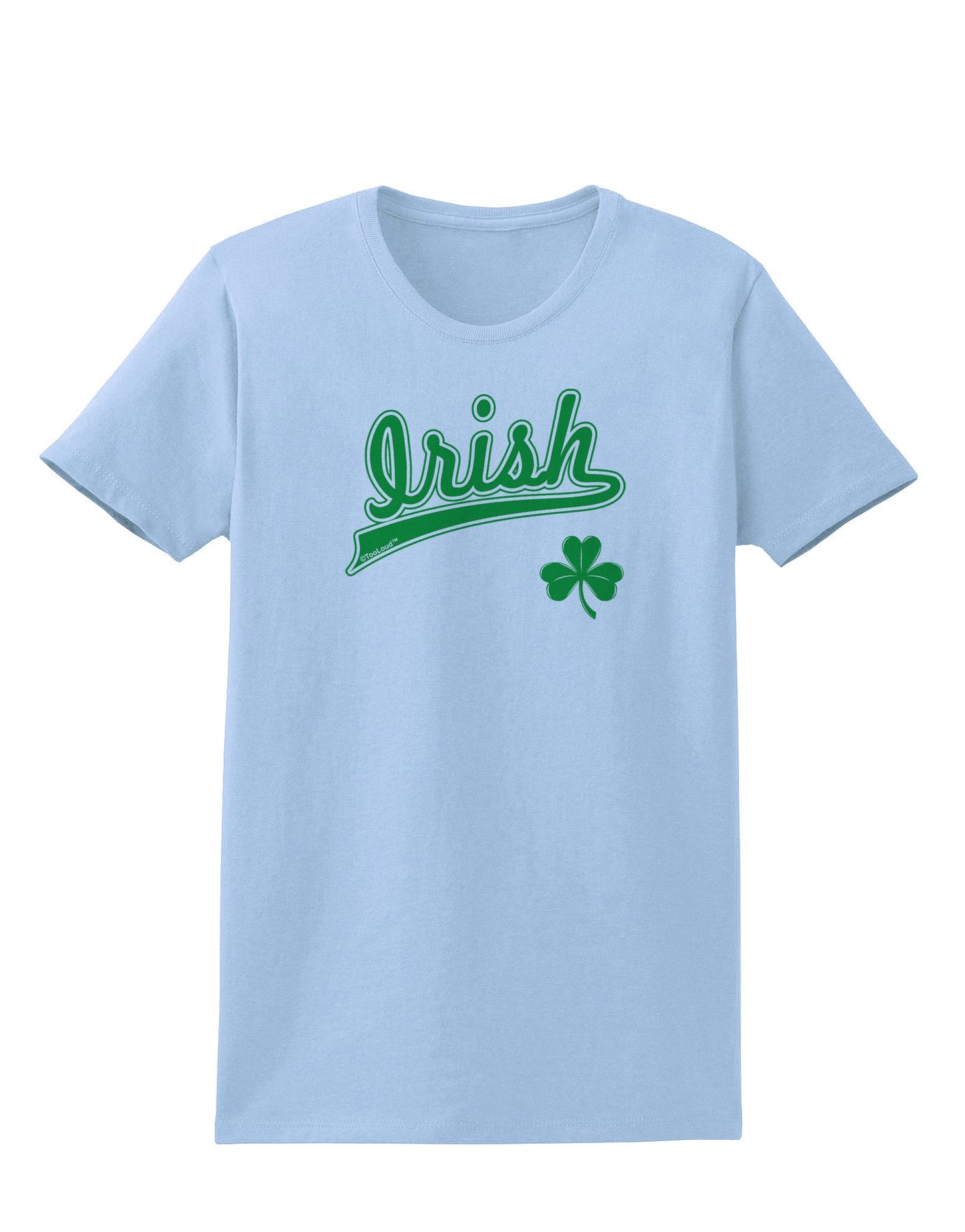 Irish Jersey Womens T-Shirt-Womens T-Shirt-TooLoud-Light-Blue-X-Small-Davson Sales