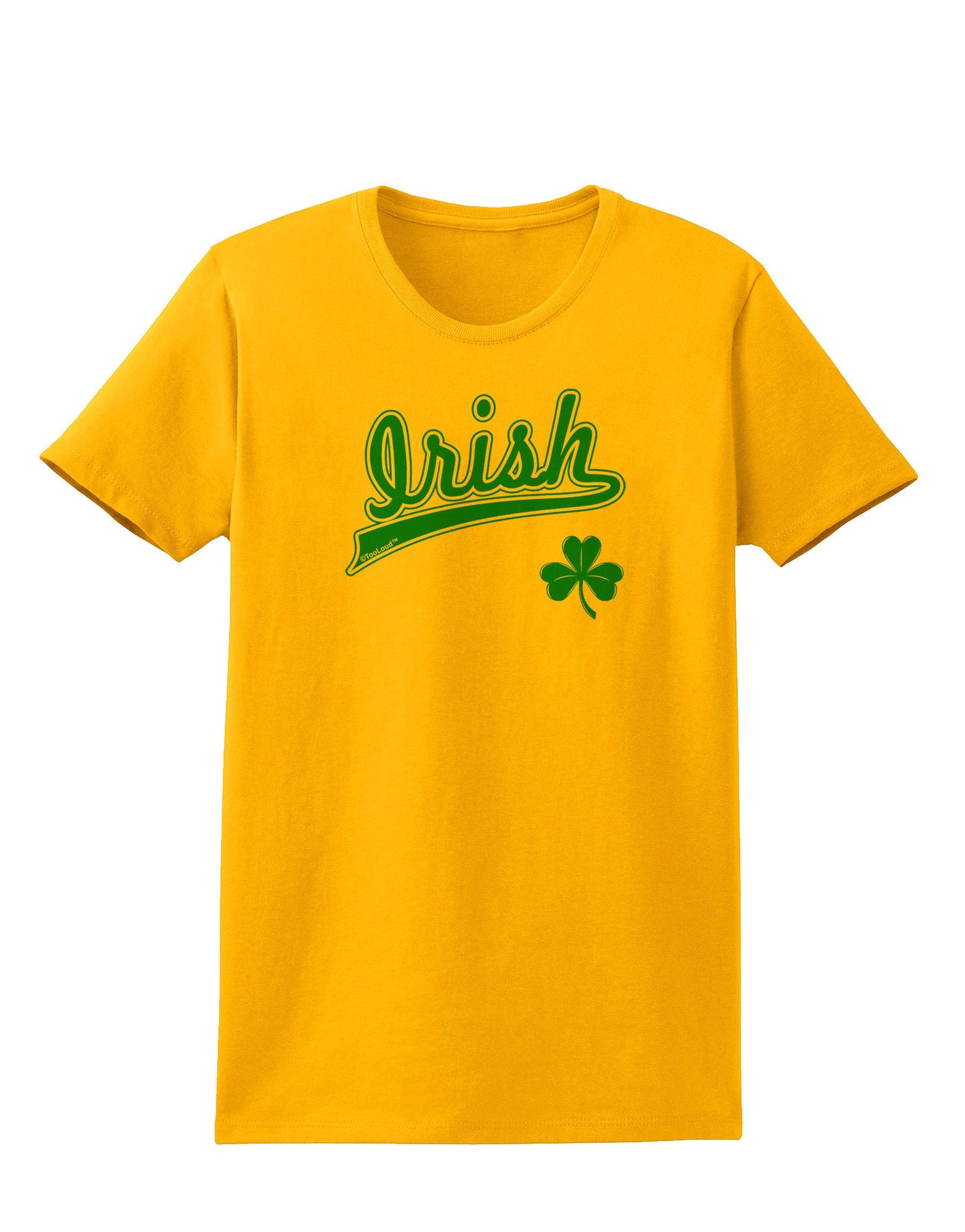 Irish Jersey Womens T-Shirt-Womens T-Shirt-TooLoud-Gold-X-Small-Davson Sales