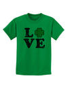 Irish Love - Distressed Childrens T-Shirt by TooLoud-Childrens T-Shirt-TooLoud-Kelly-Green-X-Small-Davson Sales