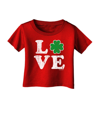 Irish Love - Distressed Infant T-Shirt Dark by TooLoud-Infant T-Shirt-TooLoud-Red-06-Months-Davson Sales