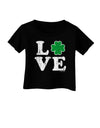 Irish Love - Distressed Infant T-Shirt Dark by TooLoud-Infant T-Shirt-TooLoud-Black-06-Months-Davson Sales