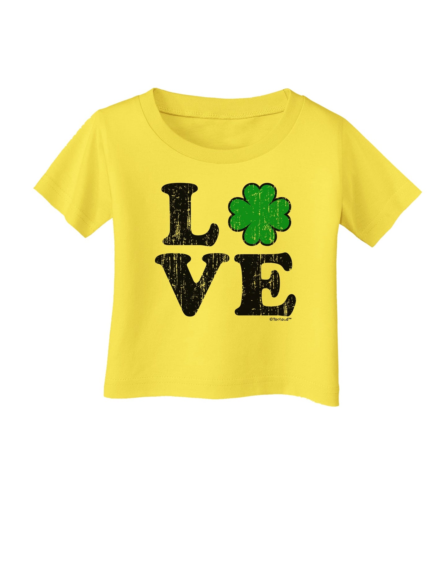 Irish Love - Distressed Infant T-Shirt by TooLoud-Infant T-Shirt-TooLoud-Yellow-06-Months-Davson Sales