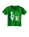 Irish Love - Distressed Toddler T-Shirt Dark by TooLoud-Toddler T-Shirt-TooLoud-Clover-Green-2T-Davson Sales